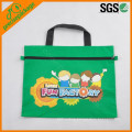 Cheap custom a4 document zipper bag with printing logo